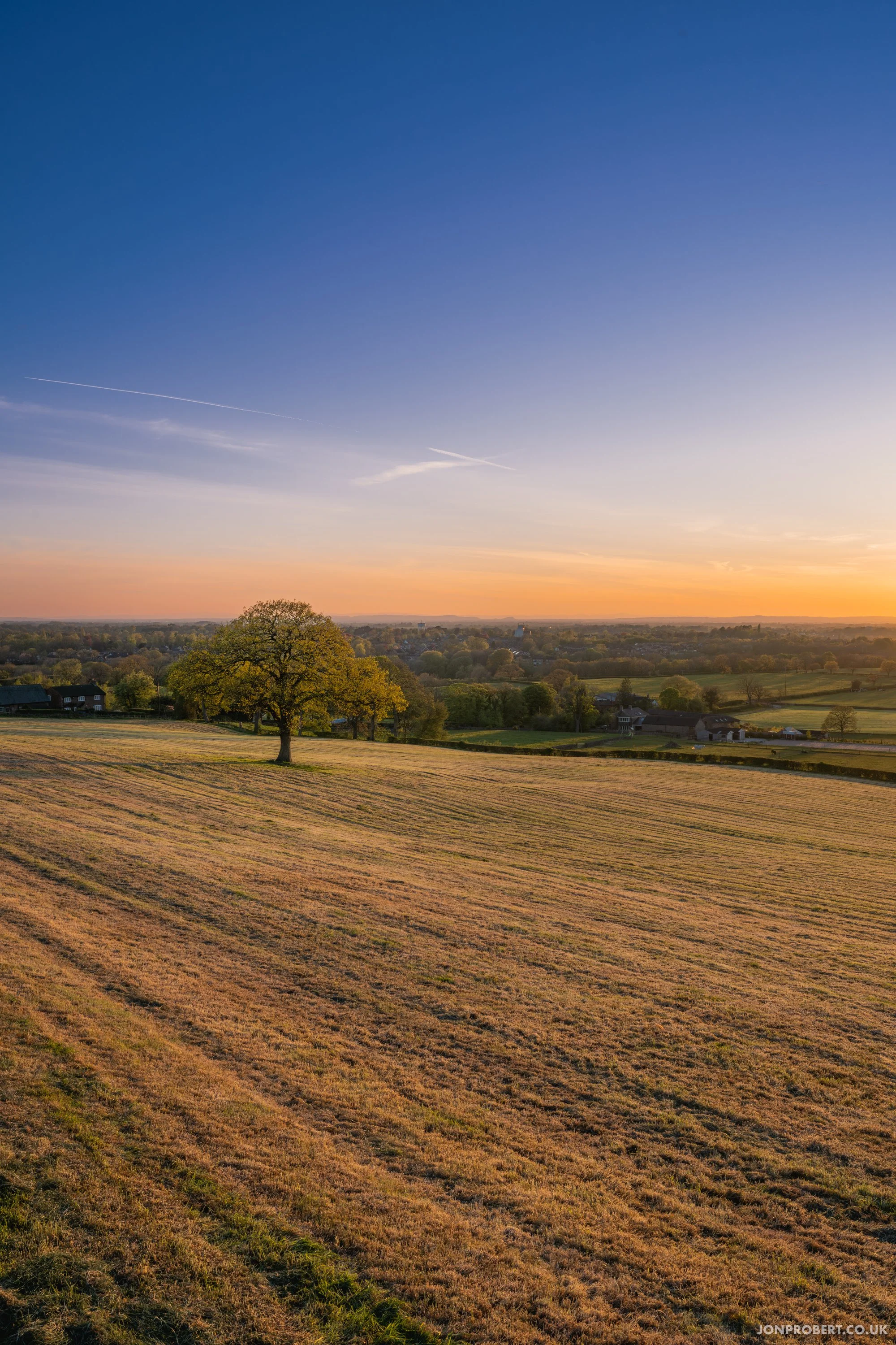 Spring Sunset, Cheshire