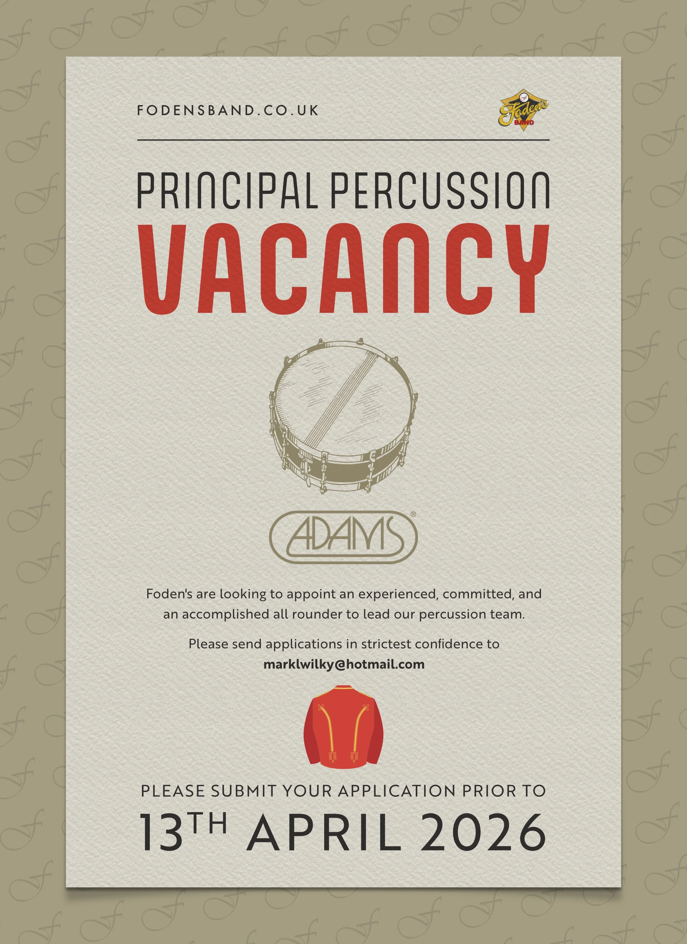 2026-03-28 - Percussion vacancy v1.jpg