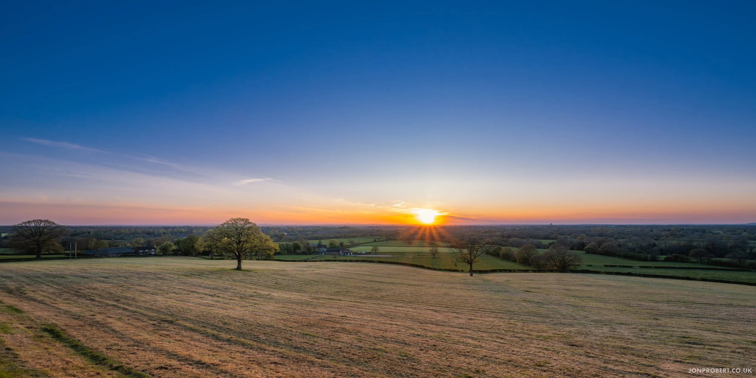 Spring Sunset, Cheshire