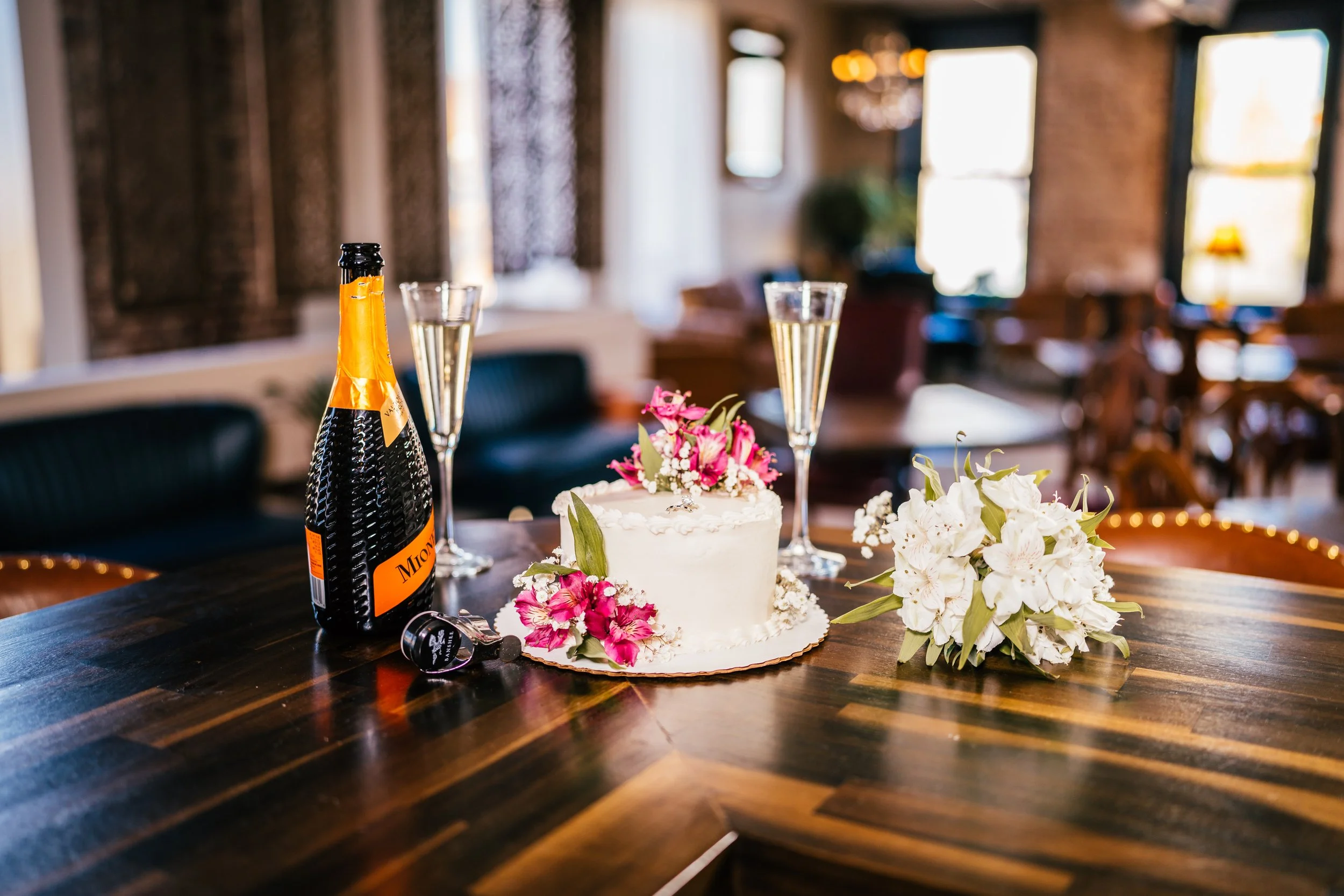 Copper room 5 - cake and champagne.jpg