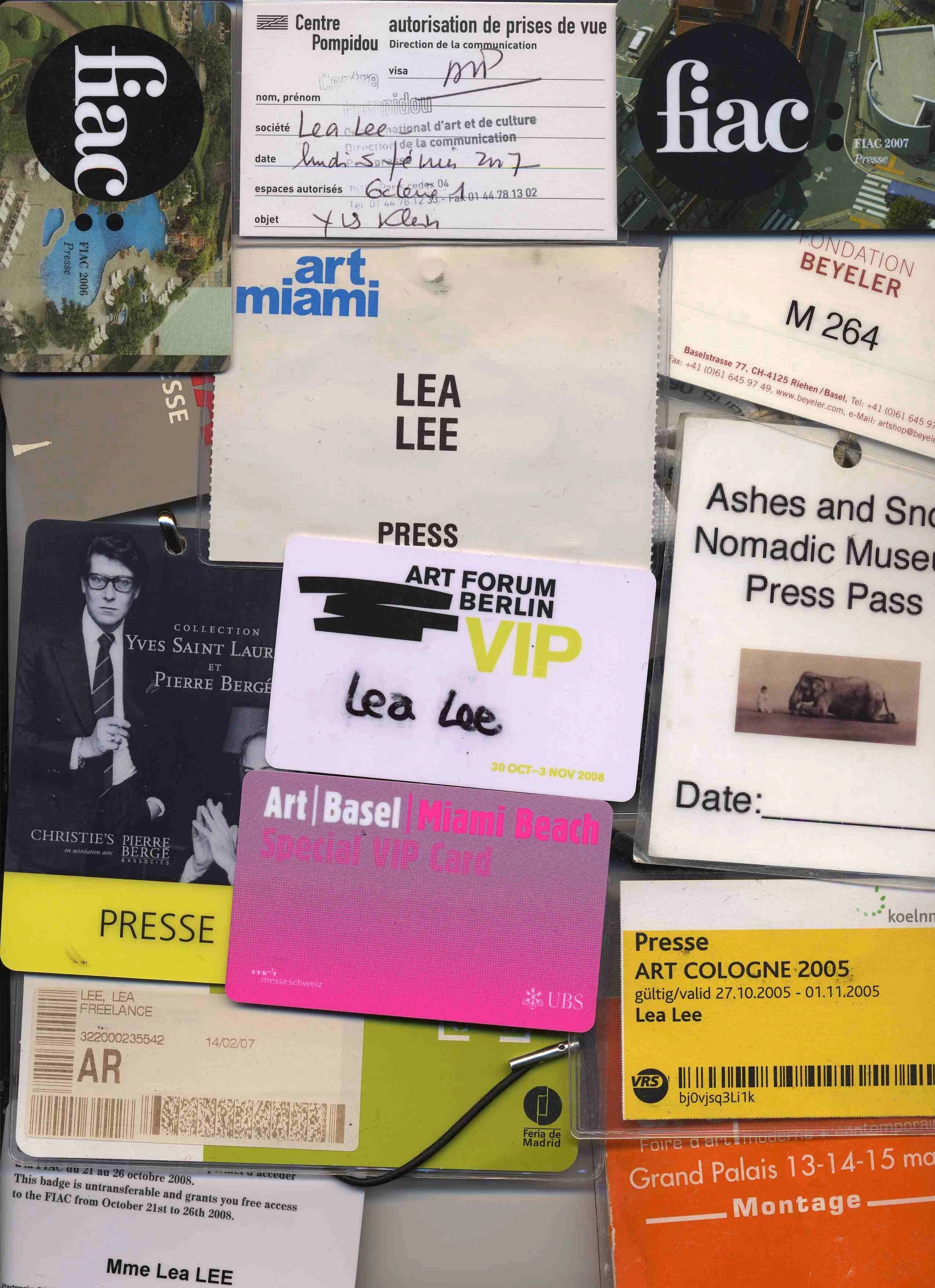 Souvenirs souvenirs  2002 2003 2004 2005 2006 2007 © Lea Lee 