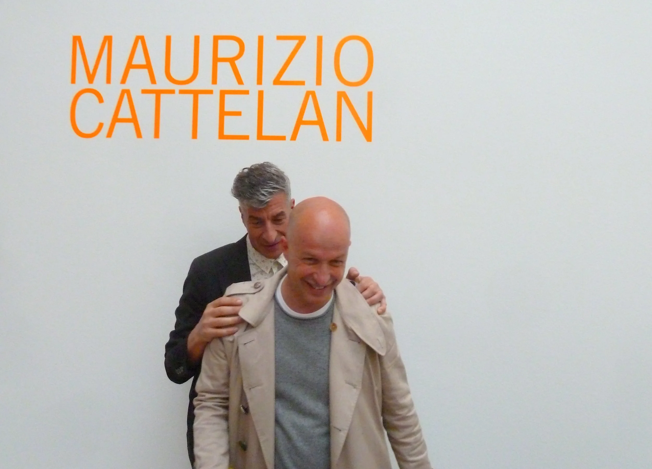 Maurizio Cattelan and Samuel Keller 
© Lea Lee 