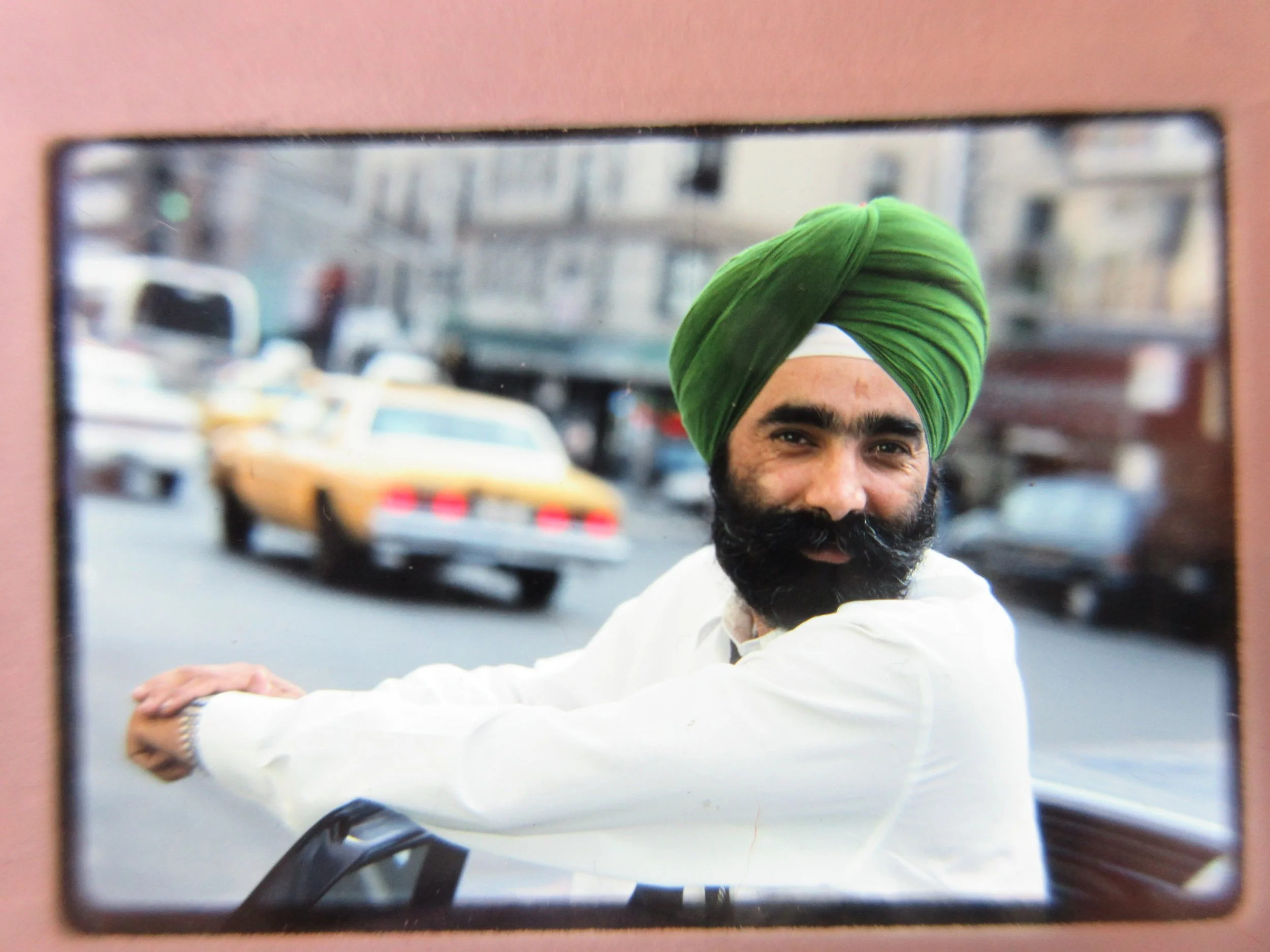  Indian Taxi Cab New York 1985 © Lea Lee 