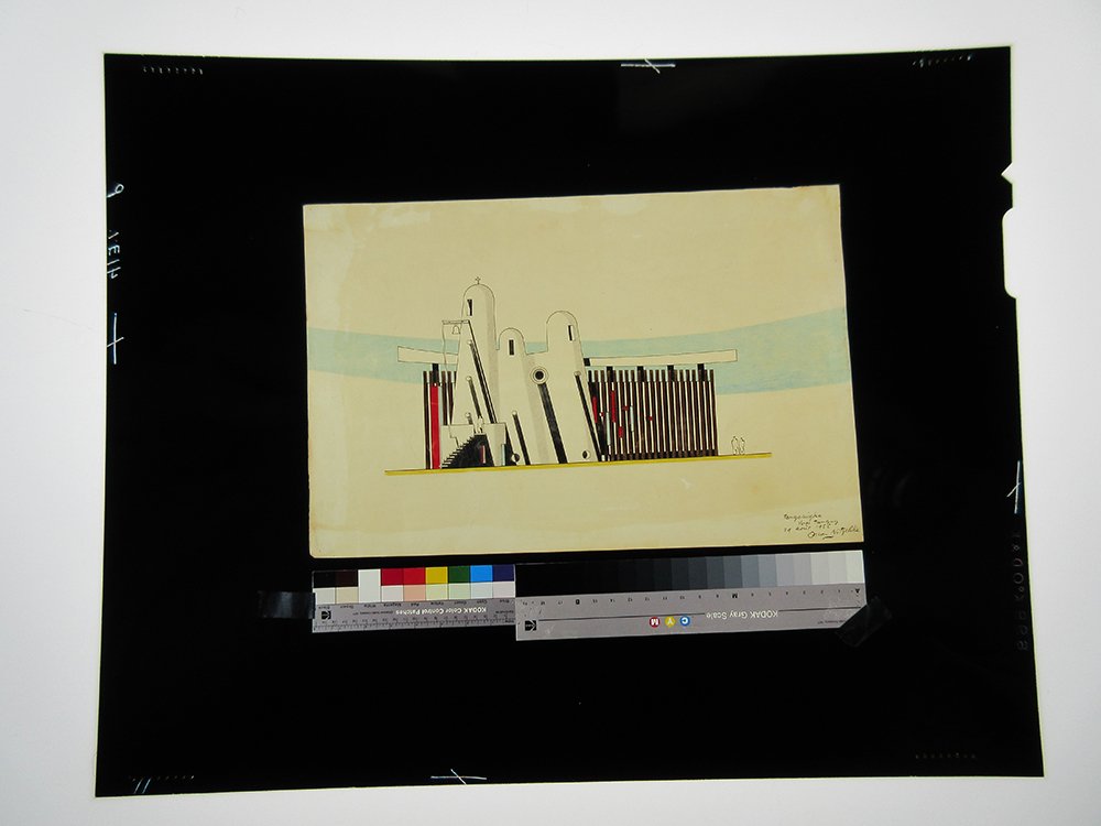 Homage to Yves Tanguy
Tanganika Church in Africa s 'Oscar Nitzchke drawing © Oscar Nitzchke Legacies
a Unique Cibachrome print available
85 x 65 cm Titled signed on the back
© Eleonore Nitzschke