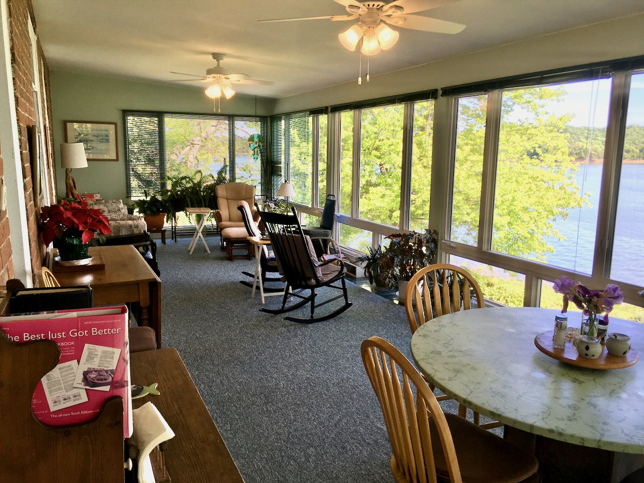 The porch, view to the east
