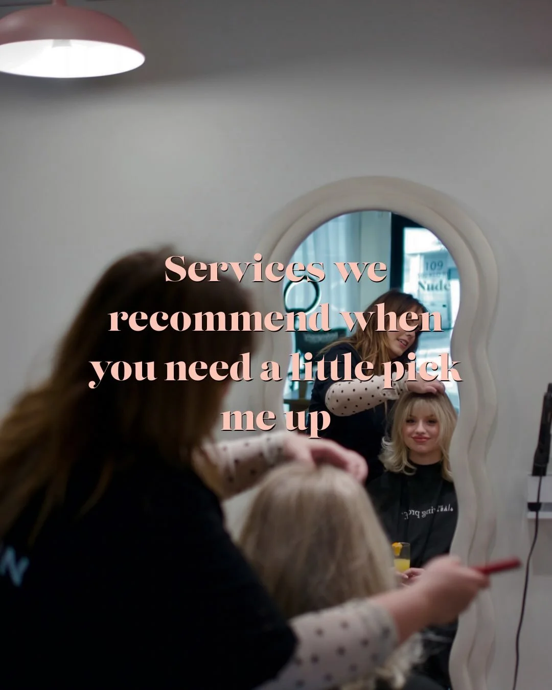 Your hair called. It wants a little attention. 👀

No full colour transformation required.

♡ A blowout when you want to feel put together without doing the work yourself.

♡ Face-framing layers when your hair needs a little shape and movement.

♡ A 