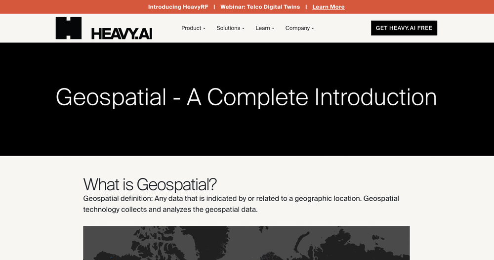 Geospatial Data Frontier Tech Hub
