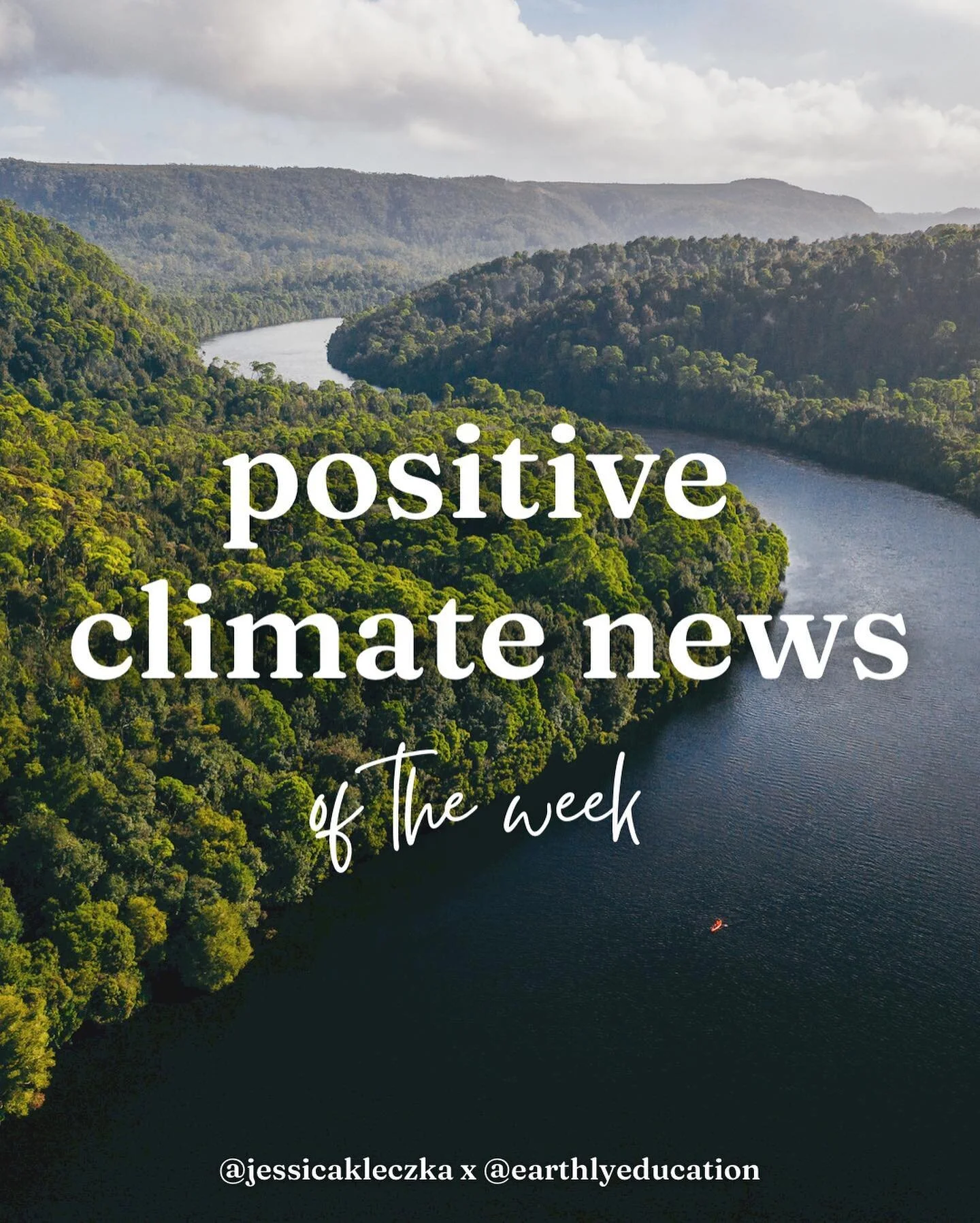 🌎 Happy Sunday! It&rsquo;s been another week of steady progress - from Indigenous land rights, community energy to scientists working hard to help us move away from throwaway culture and towards a circular economy.

The story that was on everyone&rs