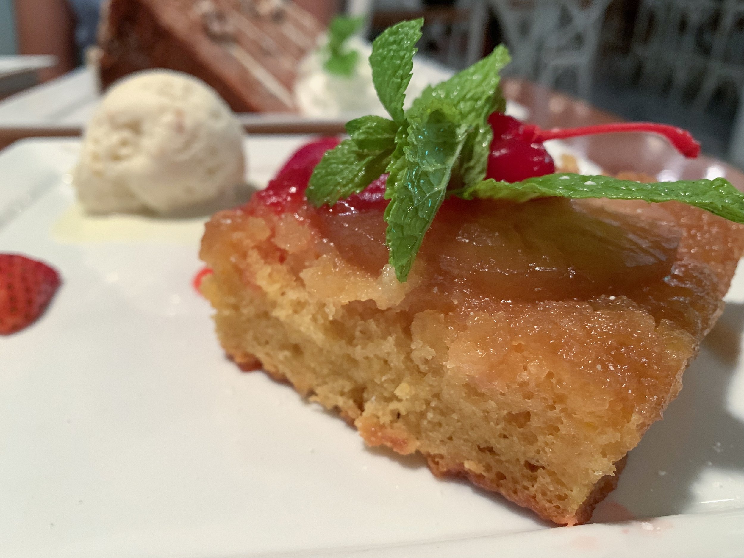 Hogfish Harry's - Spiced Rum Upside Down Pineapple Cake