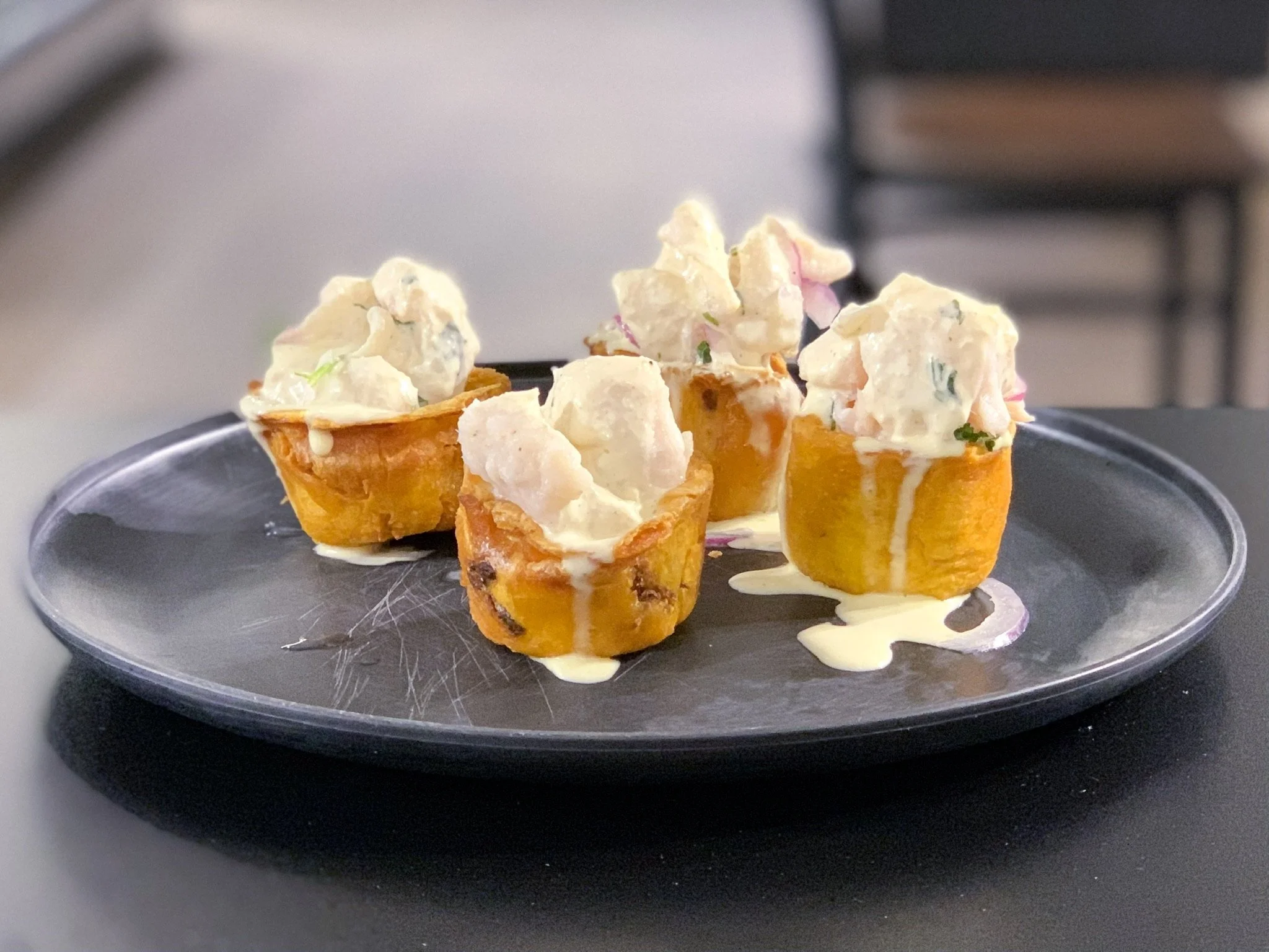 Fusion Bowlz - Ceviche Tostones