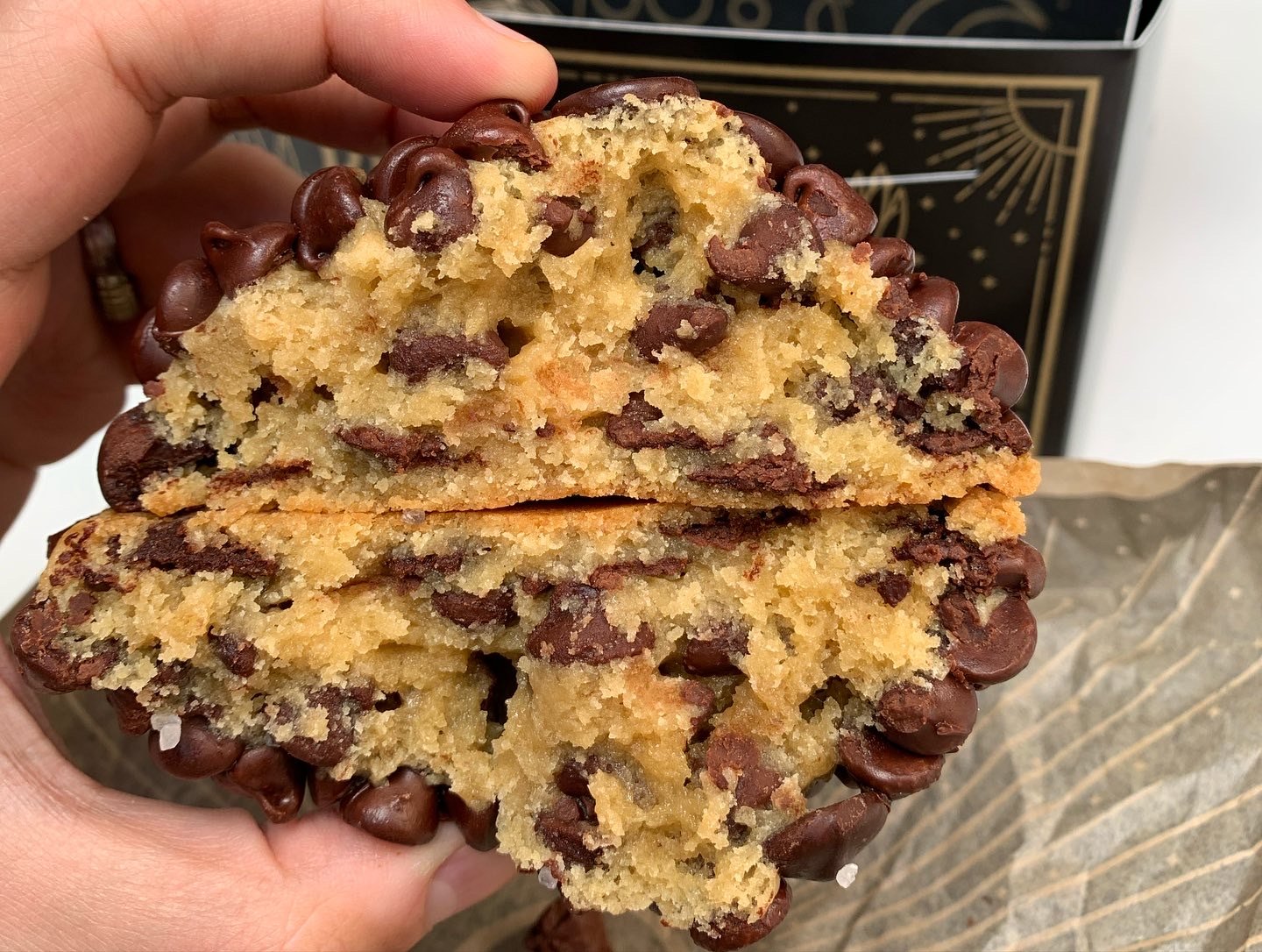 Gideon’s Bakehouse - Chocolate Chop Cookie Cross Section