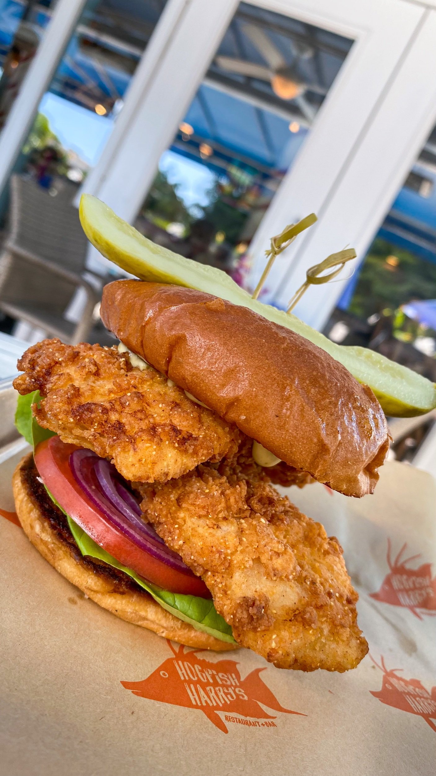 Hogfish Harry's - Fried Hogfish Sandwich