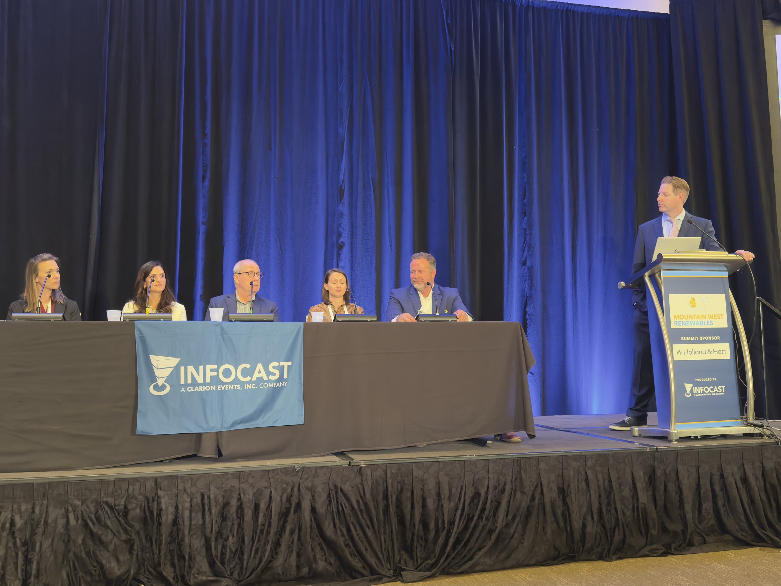 The panelists at Mountain West Renewables Summit.