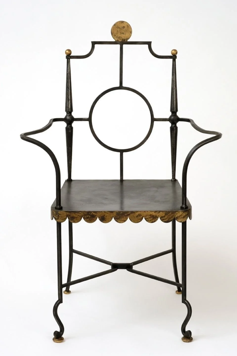 154_Gilbert Poillerat Metal Armchair.jpg