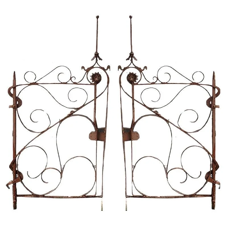 101_Antique Art Nouveau Gate, Set of 2.jpg
