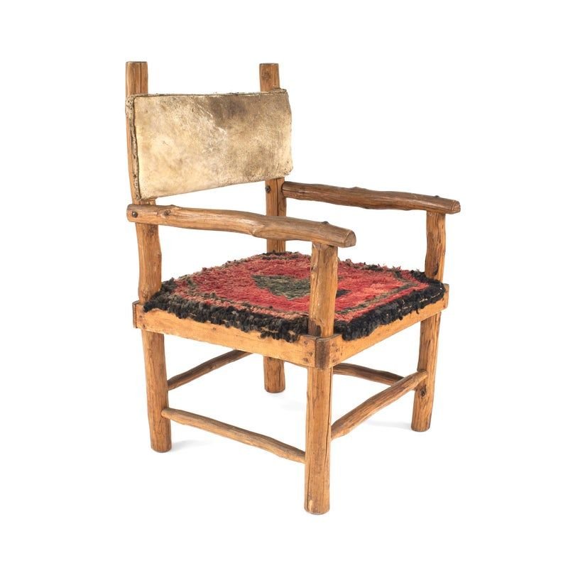 014_Set of 6 Rustic Adirondack Hooked Rug Ar.jpg