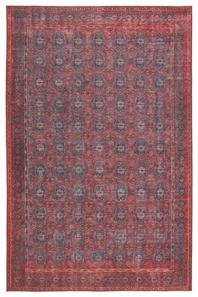 023_Kalinar Moroccan Damask Dark Red_Blue 7'.jpg