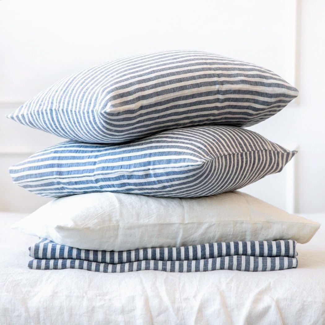 059_Blue Striped Linen Pillowcase_ Stone Was.jpg