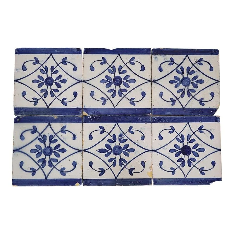 165_18th Century Set of Six Portuguese Tiles.jpg