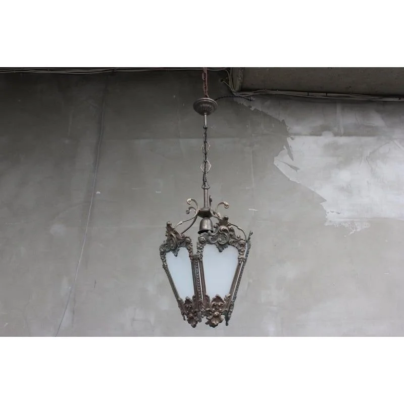 160_Antique Italian Bronze Hanging Lamp, 190.jpg