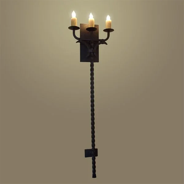 017_Wrought Iron Chandeliers, Pendants, Scon.jpg