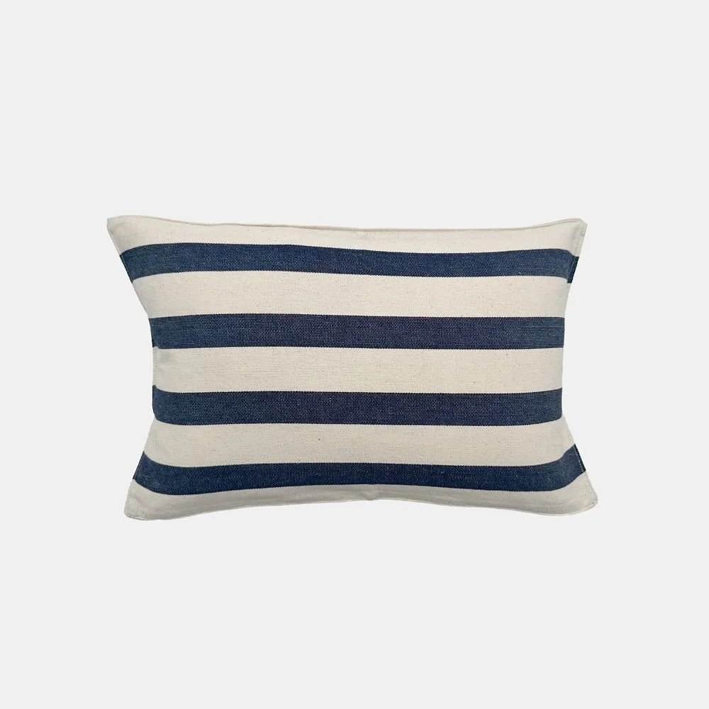 055_Small Lumbar Pillow in Bold Navy Stripe .jpg