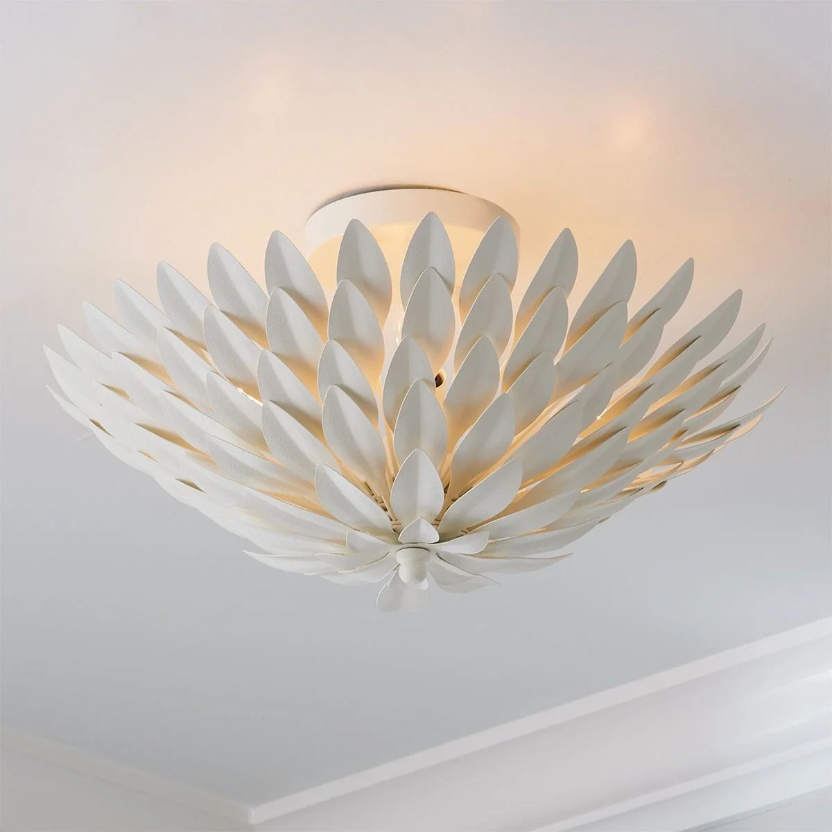 134_Olive Leaf Semi-Flush Ceiling Light - 4 .jpg