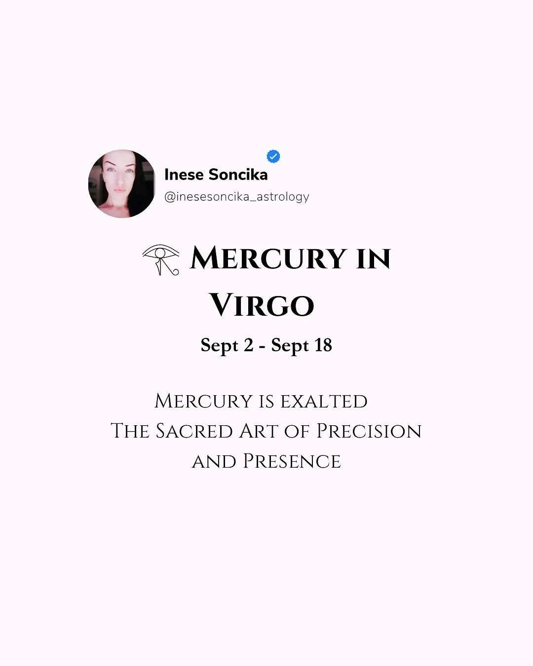 Story time.. Today feels like a gentle but potent shift in energy. Mercury has entered Virgo, and for me, that means it’s moving through my 11th and 12th houses. In the 11th house, Mercury is helping me tune into my community, my networks, and