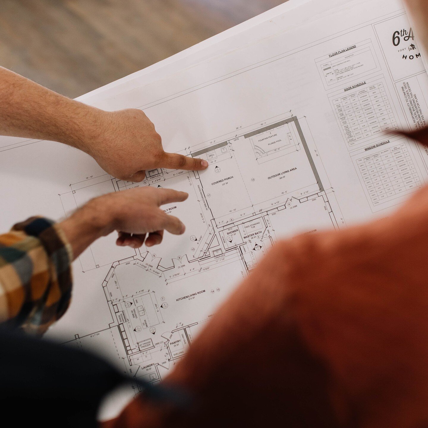 Many of our clients don't know this at first, but before the demo starts on your renovation or the foundation is poured for your new build, you need floor plans.

Did you know 6th Ave Homes has in-house draftsmen?

Most construction companies require