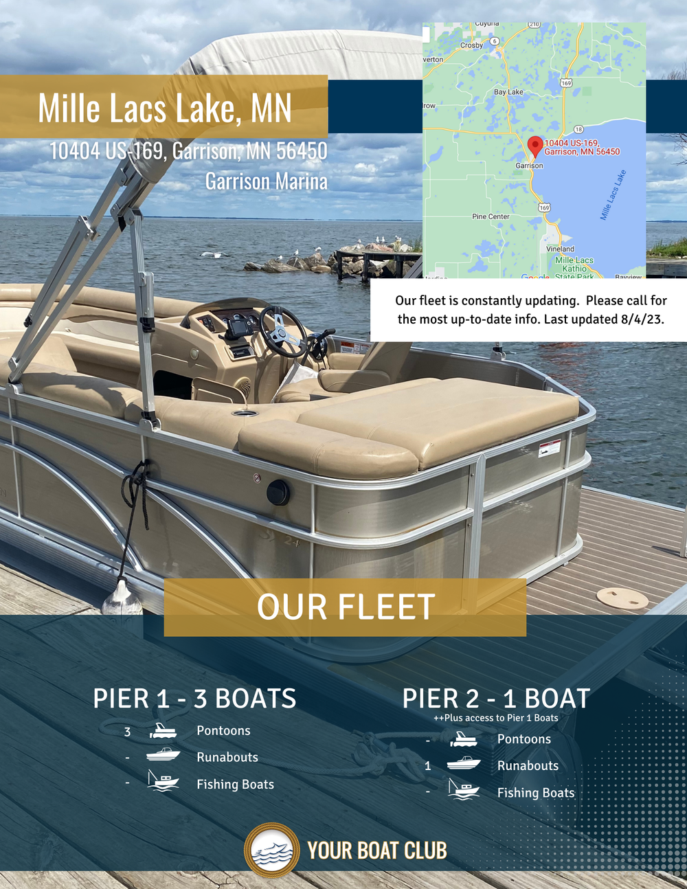 Mille Lacs Garrison Fleet — Your Boat Club