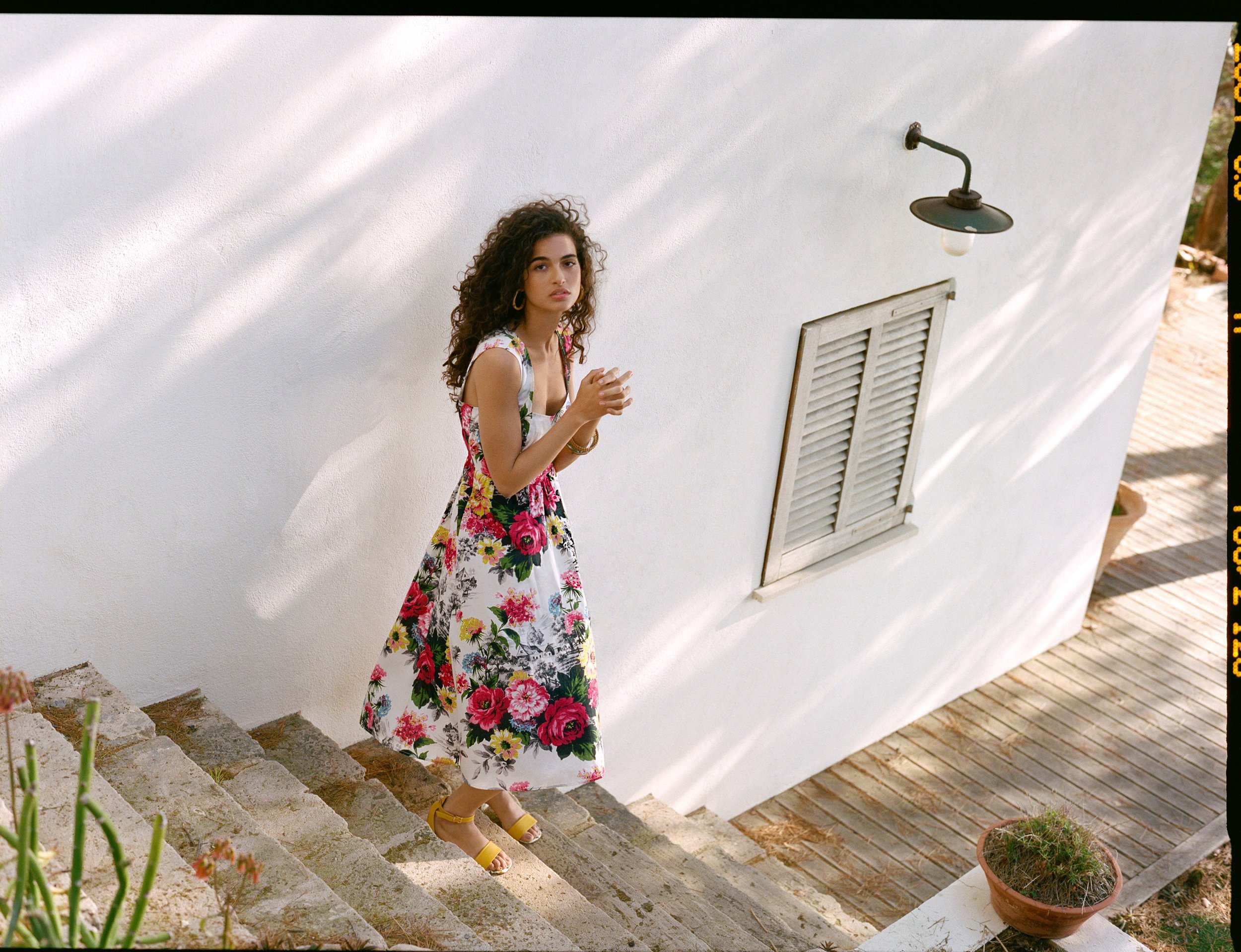 fashion photo shoot for Anthropologie