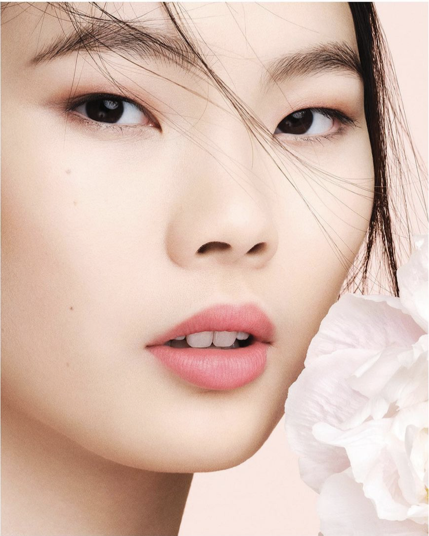 Beauty, and makeup advertising campaign production in studio in NYC