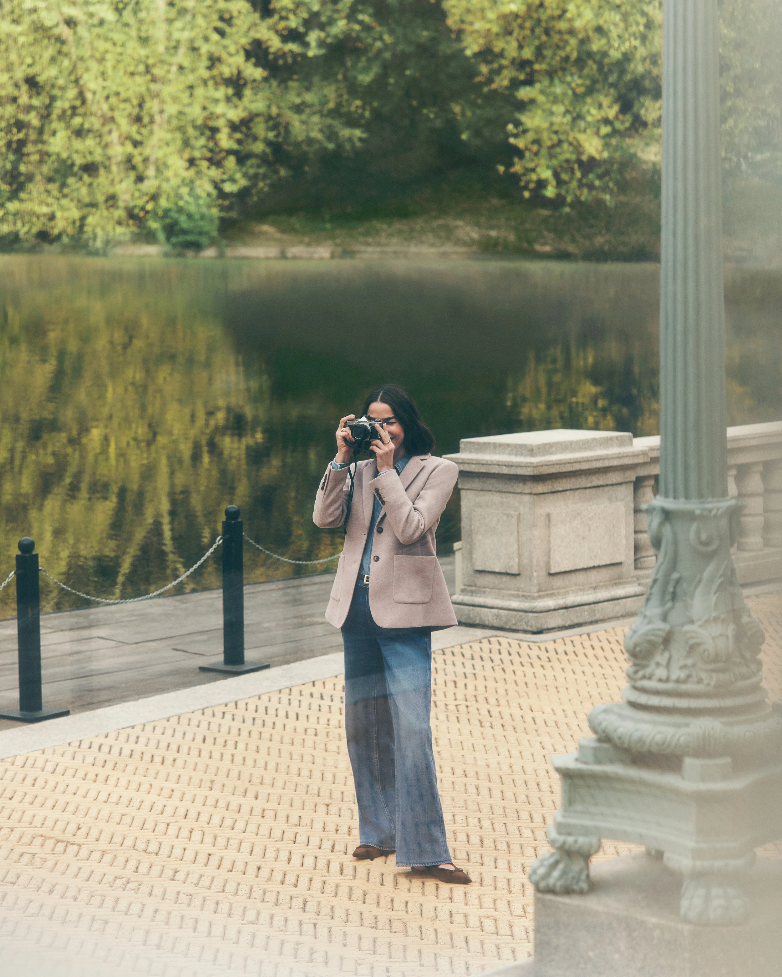 Editorial fashion production on location in Brooklyn NYC