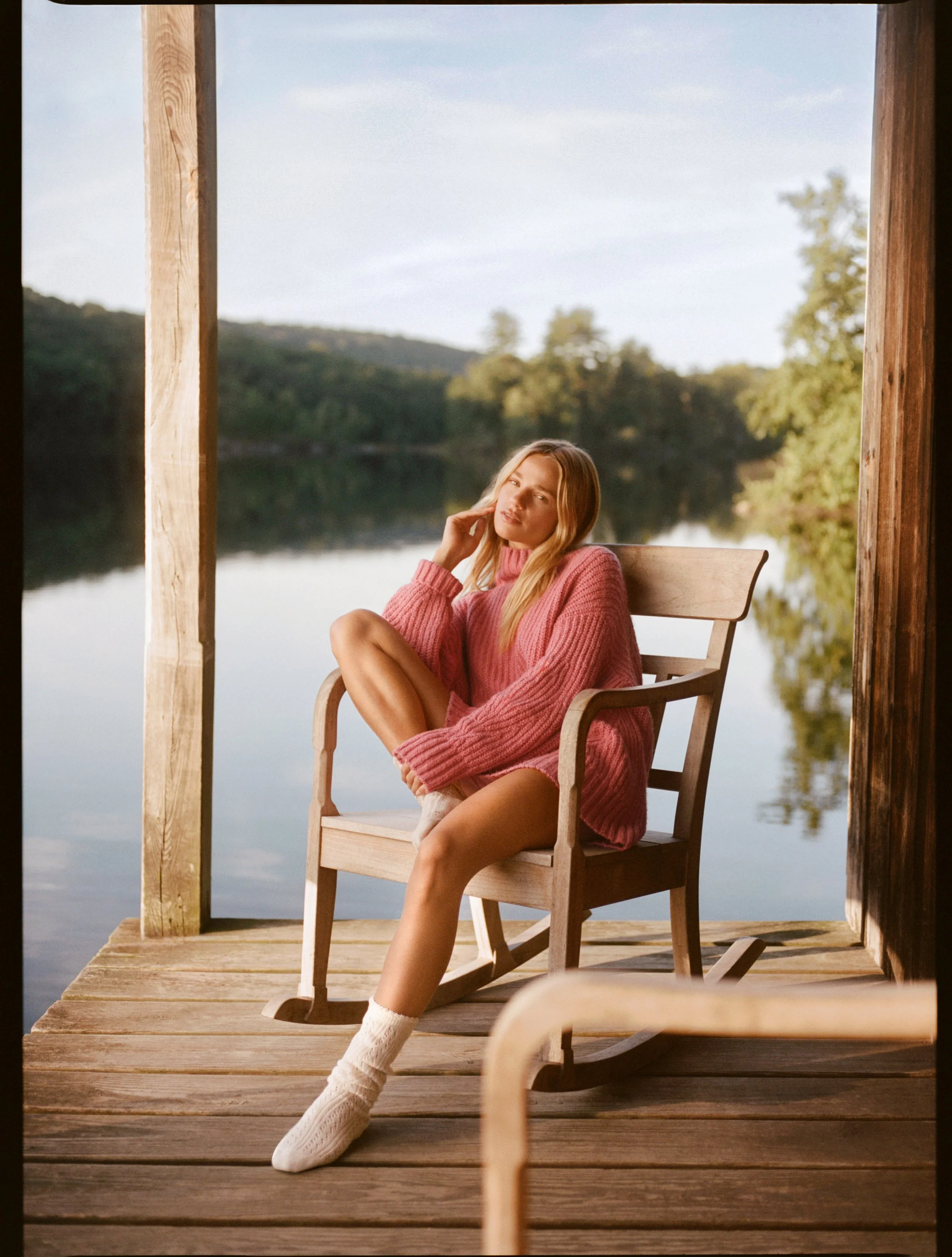 fashion photo shoot for Anthropologie