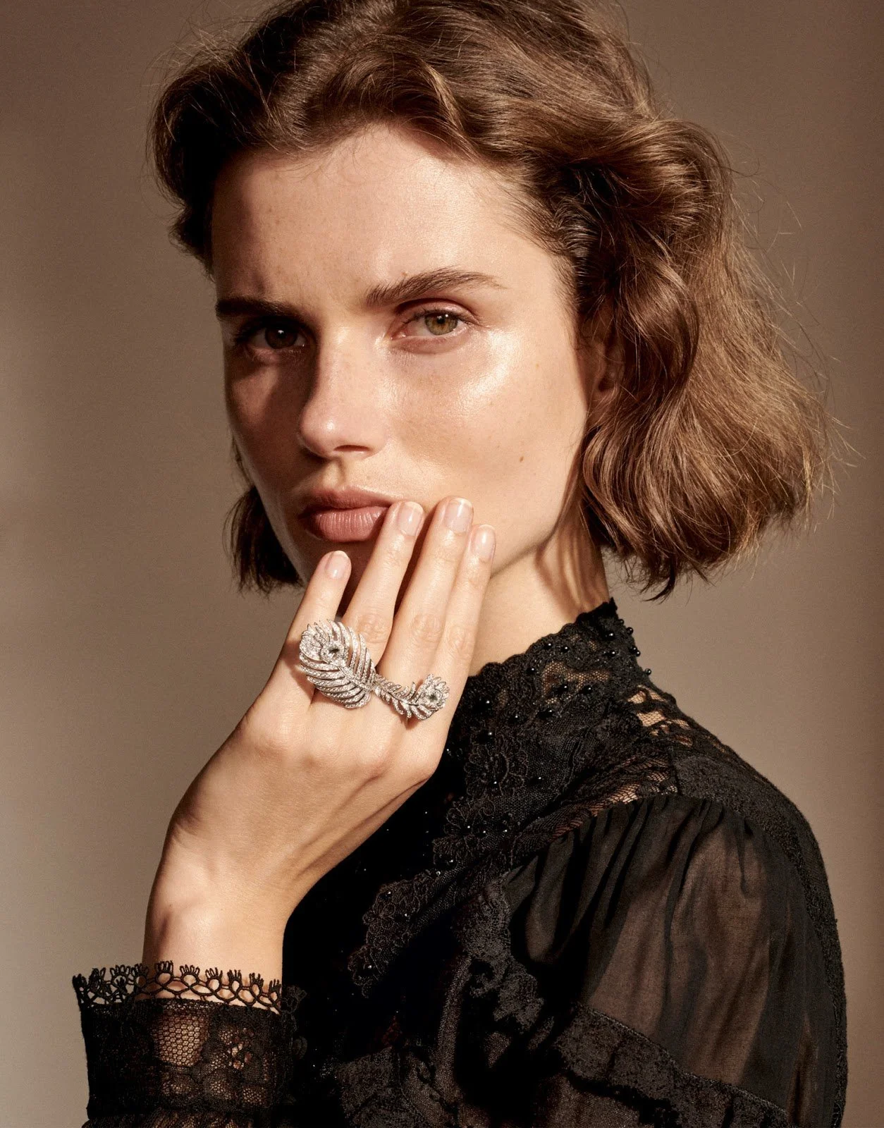 Jewelry beauty and fashion editorial production shoot in New York