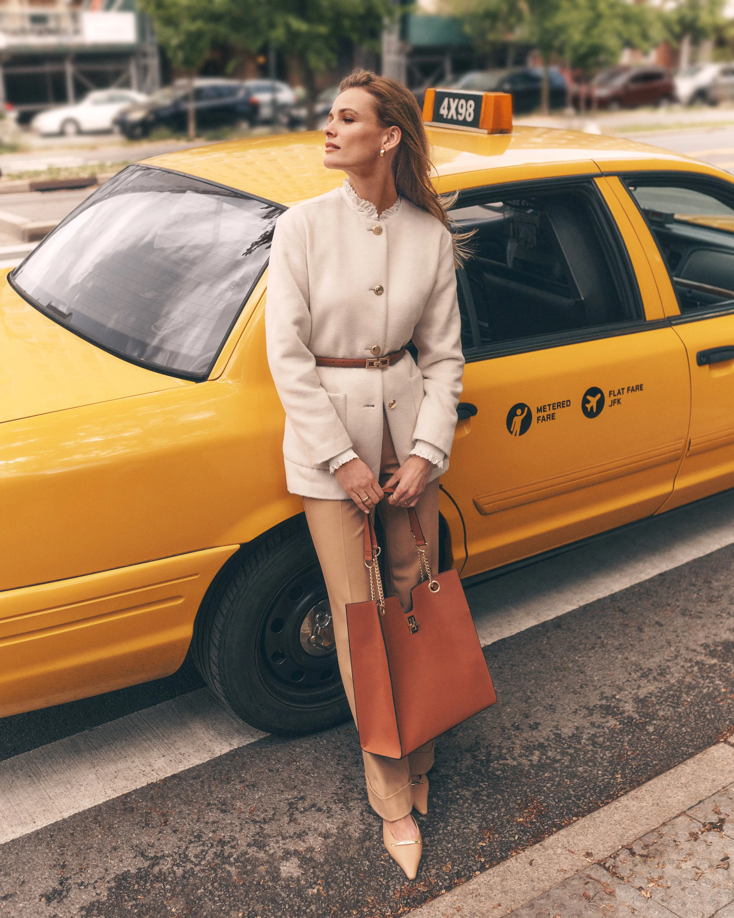 Ann Taylor fashion campaign shoot featuring Edita V and vintage NYC, creative production on location i