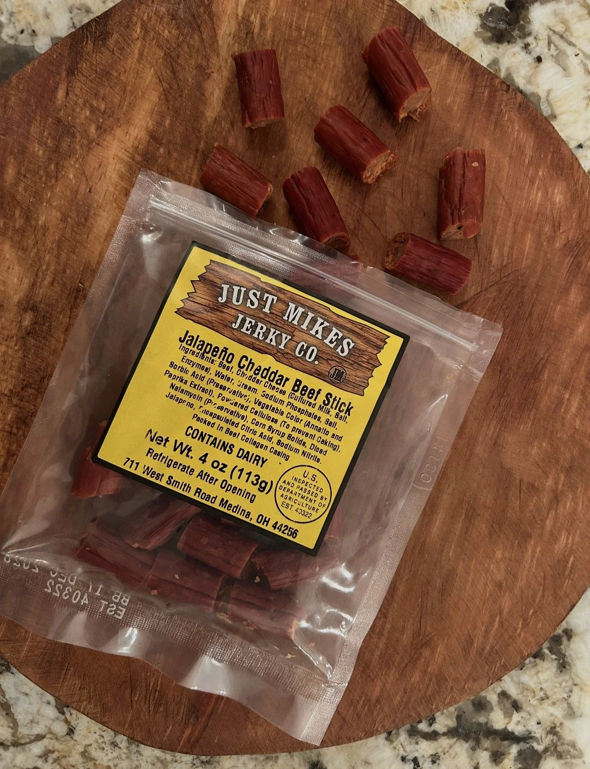 Jalapeno Cheddar Cheese Beef Sticks