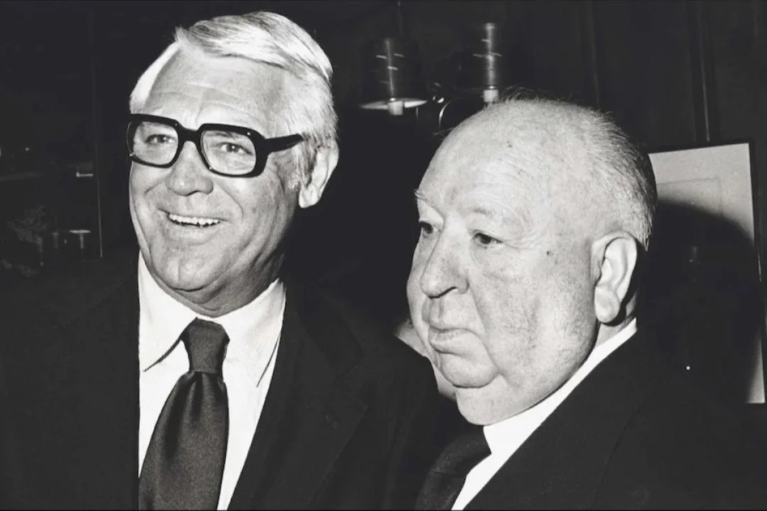 Cary Grant and Alfred Hitchcock