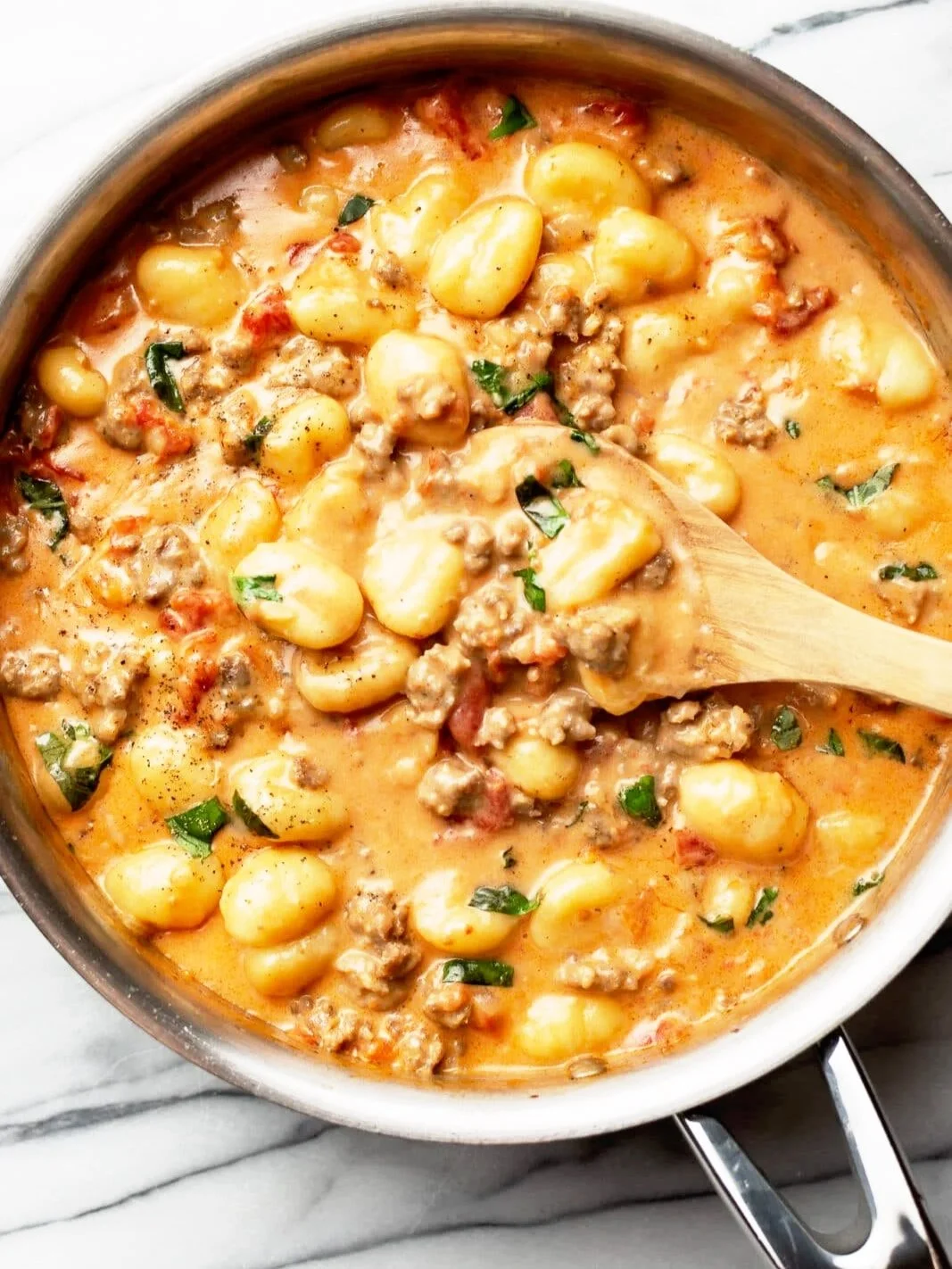 Creamy Gnocchi with Sausage