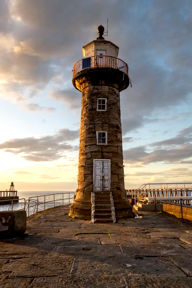 Whitby Lighthouse, photographer unknown
