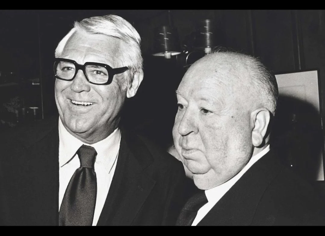 Cary Grant and Alfred Hitchcock