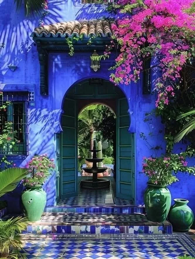 Majorelle Garden in Marrakech, Morocco - Photographer unknown