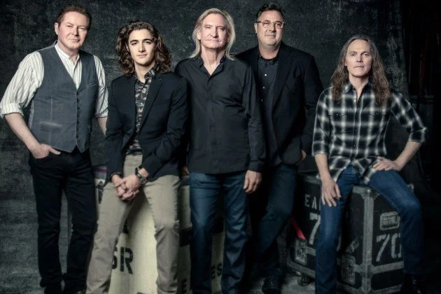 Don Henley Joe Walsh Timothy B Schmit with Vince Gill and Deacon Frey