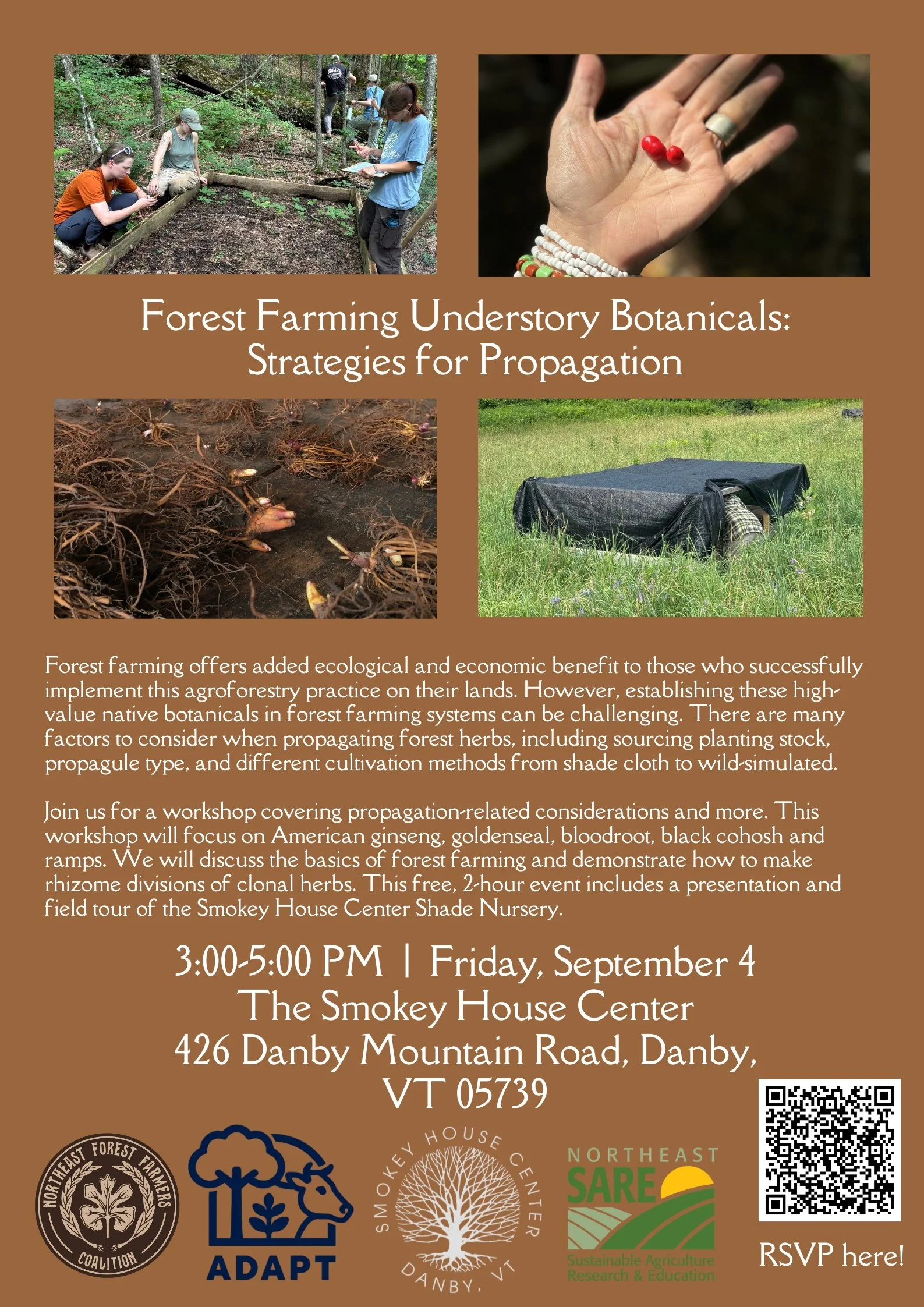Forest Farming Understory Botanicals: Strategies for Propagation