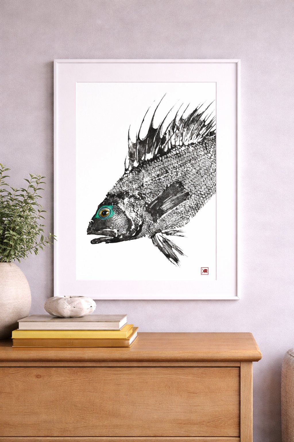 Black Sea Bass Print