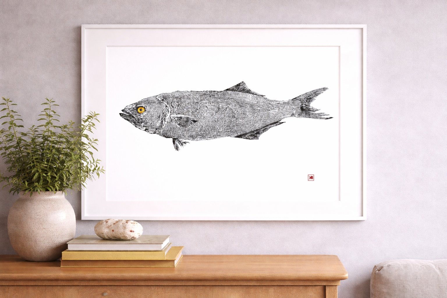 Bluefish Print
