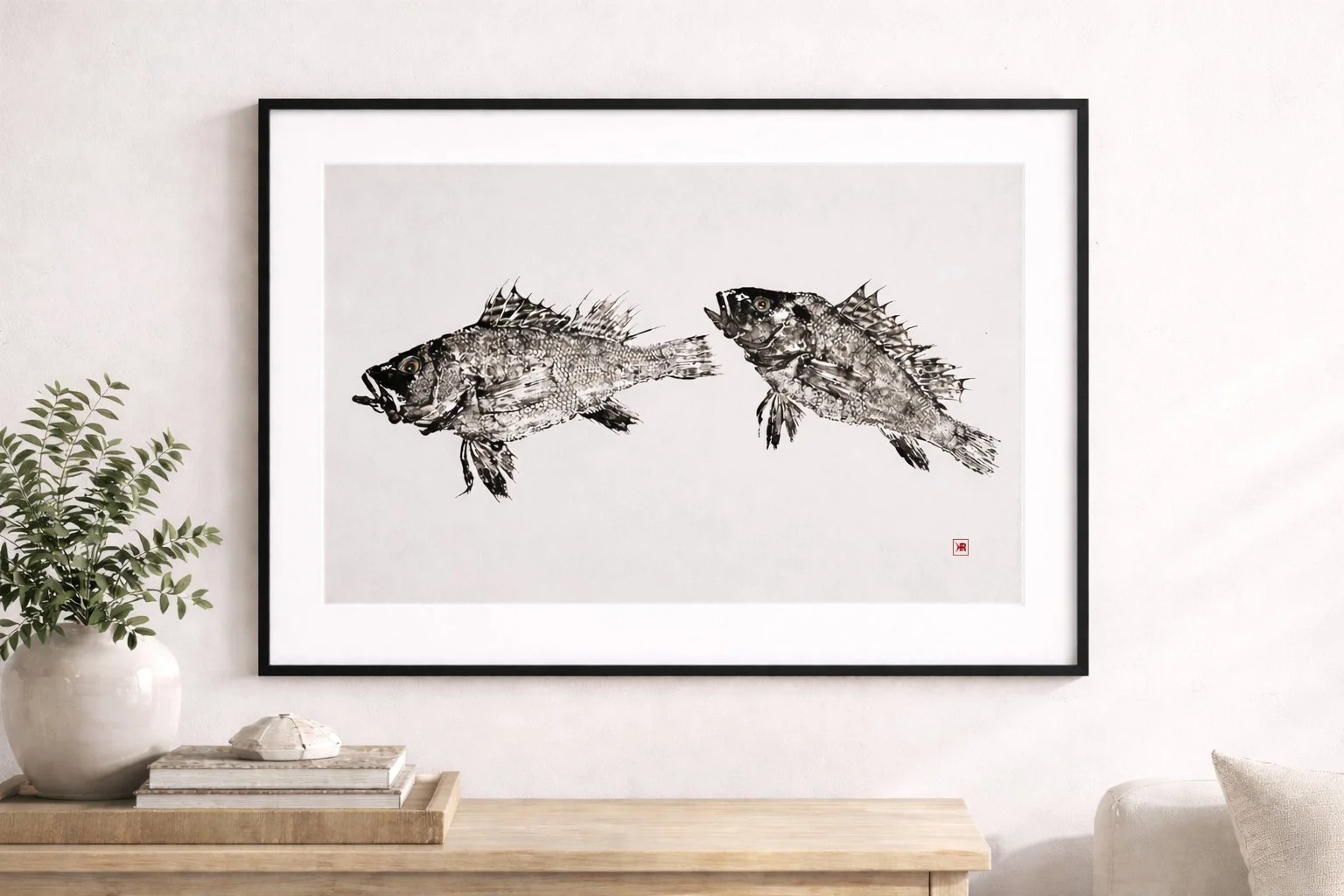 Two Sea Bass