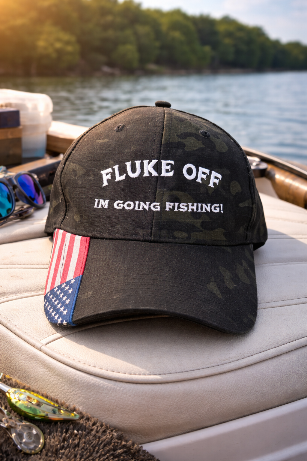 FLUKE OFF I'm Going Fishing Hat