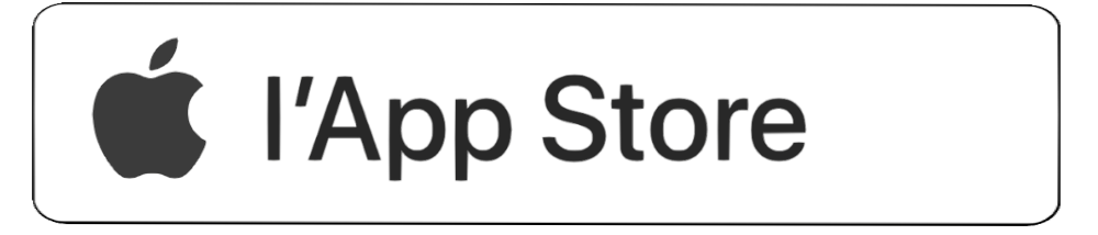 Logo de l'App Store avec icône d'Apple.