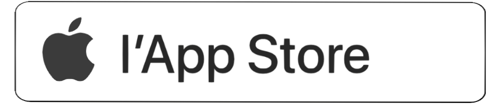 Logo de l'App Store avec icône d'Apple.